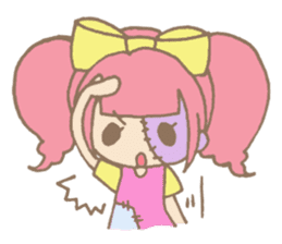 Zombiena and Kuro. sticker #292845