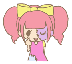 Zombiena and Kuro. sticker #292847