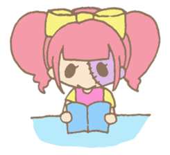 Zombiena and Kuro. sticker #292848