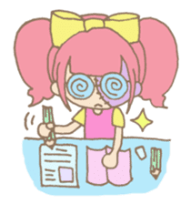 Zombiena and Kuro. sticker #292851