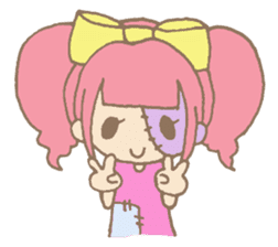 Zombiena and Kuro. sticker #292856