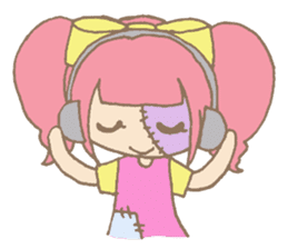 Zombiena and Kuro. sticker #292860