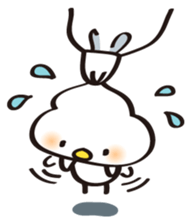 whipped cream bird sticker #292937
