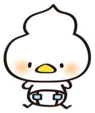 whipped cream bird sticker #292944