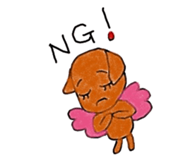 ANGEL DOG NUTS`S DAYS sticker #293118