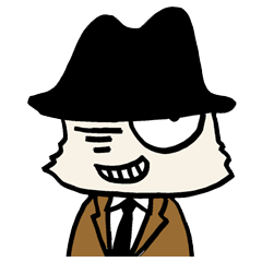 White cat hard-boiled detective