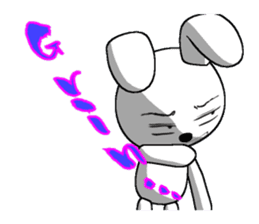 The rabbit which is full of expressions8 sticker #294271