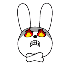 The rabbit which is full of expressions8 sticker #294273