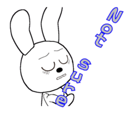 The rabbit which is full of expressions8 sticker #294275