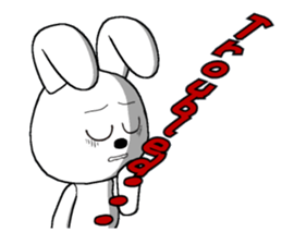 The rabbit which is full of expressions8 sticker #294288