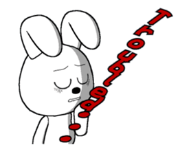 The rabbit which is full of expressions8 sticker #294288