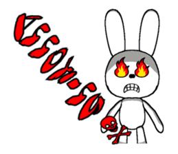 The rabbit which is full of expressions8 sticker #294289