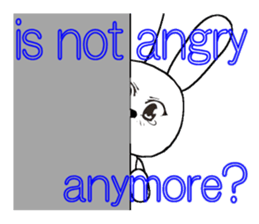 The rabbit which is full of expressions8 sticker #294290