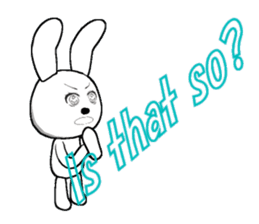 The rabbit which is full of expressions8 sticker #294295