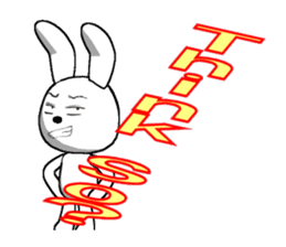 The rabbit which is full of expressions8 sticker #294296