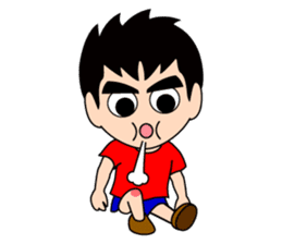 Always cheerful "Naota-kun" sticker #294394