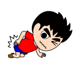 Always cheerful "Naota-kun" sticker #294414