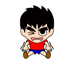 Always cheerful "Naota-kun" sticker #294421