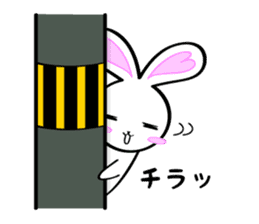 Big rabbit of the ear/Life.ver sticker #294528