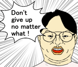 Pleasant friends and Mr.haru.(english) sticker #295306