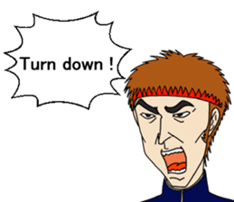 Pleasant friends and Mr.haru.(english) sticker #295307