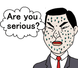 Pleasant friends and Mr.haru.(english) sticker #295309