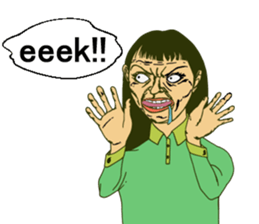 Pleasant friends and Mr.haru.(english) sticker #295310