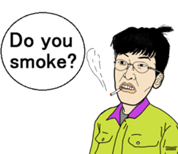 Pleasant friends and Mr.haru.(english) sticker #295311