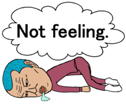 Pleasant friends and Mr.haru.(english) sticker #295317