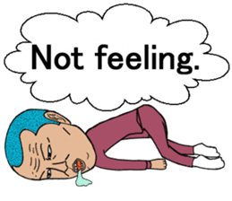 Pleasant friends and Mr.haru.(english) sticker #295317