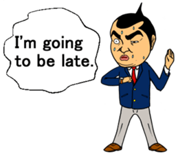 Pleasant friends and Mr.haru.(english) sticker #295320