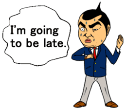 Pleasant friends and Mr.haru.(english) sticker #295320