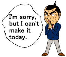 Pleasant friends and Mr.haru.(english) sticker #295321