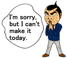 Pleasant friends and Mr.haru.(english) sticker #295321