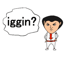 Pleasant friends and Mr.haru.(english) sticker #295326