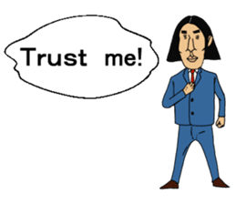 Pleasant friends and Mr.haru.(english) sticker #295331