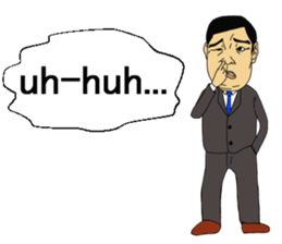 Pleasant friends and Mr.haru.(english) sticker #295332