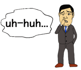 Pleasant friends and Mr.haru.(english) sticker #295332