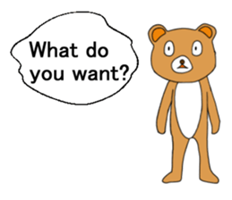 Pleasant friends and Mr.haru.(english) sticker #295334