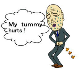 Pleasant friends and Mr.haru.(english) sticker #295341