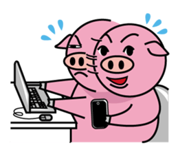 Piggy sticker #295506