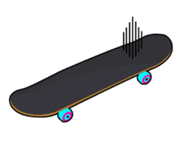 Monster mouse and skate boards sticker #296067