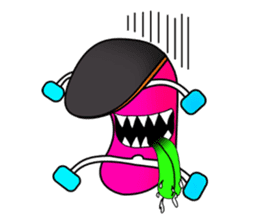 Monster mouse and skate boards sticker #296073