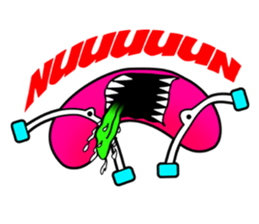 Monster mouse and skate boards sticker #296074