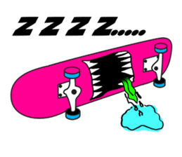 Monster mouse and skate boards sticker #296082