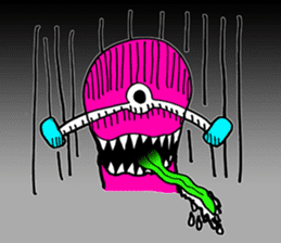 Monster mouse and skate boards sticker #296085