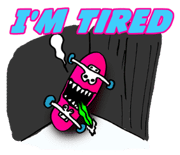 Monster mouse and skate boards sticker #296086