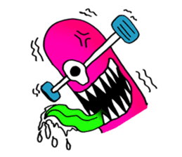 Monster mouse and skate boards sticker #296087