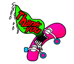 Monster mouse and skate boards sticker #296090