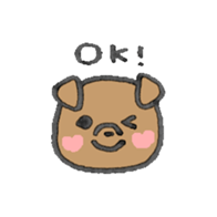 drawn by hand wide variety of dogs sticker #296444